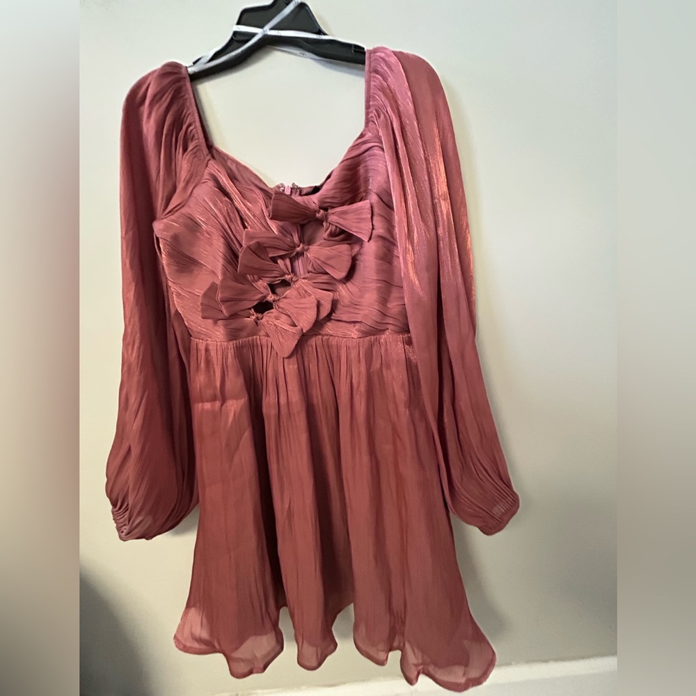 NWT Lulus Rusty Rose Dress